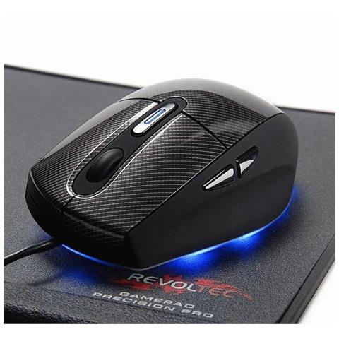 Revoltec FightMouse Advanced, USB, Laser, 2000 DPI, 2m, 100g, Windows Vista / XP / 2000 - Foto 2